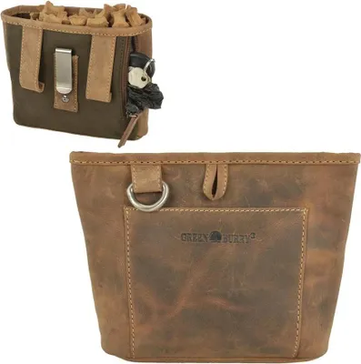Immagine prodotto di Greenburry Borsa porta snack in pelle vintage Borsa porta cibo Borsa porta alimenti 1603-25