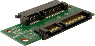 Zdjęcie produktu dla DeLOCK Adapter SATA 22pin, Zielony, 33,5 mm, 65,8 mm
