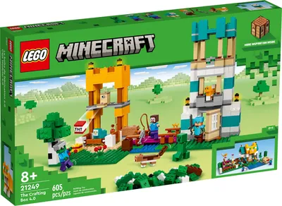 Zdjęcie produktu dla LEGO® Minecraft® 21249 Kreatywne pudełko 4.0