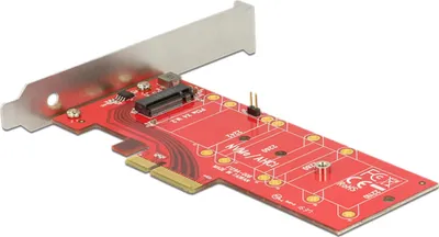 Produktbild von Delock PCI Express x4 Card > 1 x internal NVMe M.2 Key M 110 mm with heat sink - Speicher-Controller - 1 Sender/Kanal - M.2 Card - PCIe 3.0 x4