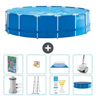 Immagine prodotto di Piscina autoportante rettangolare - 457x122 cm - 7 pezzi - Modello S590