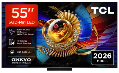 Image de NON ACTIF - Téléviseur TCL 55Q7D PRO, 139 cm, 3840x2160 UHD-4K, 55 pouces, Android, Mini LED, Smart TV