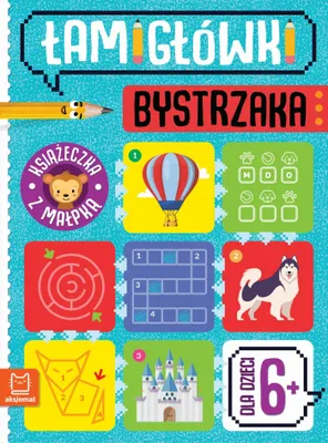 Obrázok produktu pre Łamigłówki dla dzieci 6+: Książeczka z małpką, łamigłówki bystrzaka