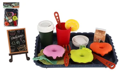 Obrázok produktu pre Sada kuchynského riadu + potraviny v plastovom vrecku 20,5 x 30 cm