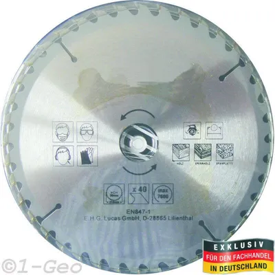 Produktbild von Kreissägeblatt 210 mm, 40 Zähne, für Holzarbeiten