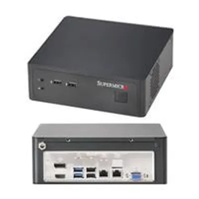 Zdjęcie produktu dla Supermicro CSE-101i, Small Form Factor (SFF), PC, Czarny, Mini-ITX, Dom/Biuro, HDD, Zasilanie