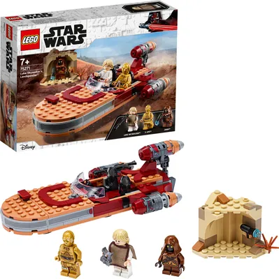 Produktbild von LEGO 75271 Star Wars Luke Skywalkers Landspeeder Bauset mit Java Minifigur, Serie Eine Neue Hoffnug Serie