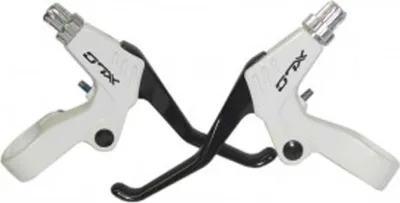 Image de XLC BL-V01 Levier de frein alu, pour Rapidfire, blanc/noir (1 paire)