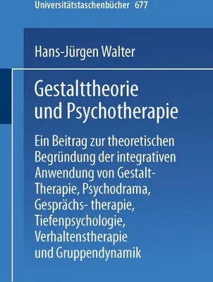 Produktbild von Gestalttheorie und Psychotherapie
