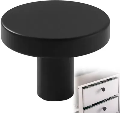 Imagen del producto de Pomo para cajón – Tirador –  – 3 cm – Aluminio – 8 unidades – Pomos para muebles – Tirador para armario – 3 cm – CHPN