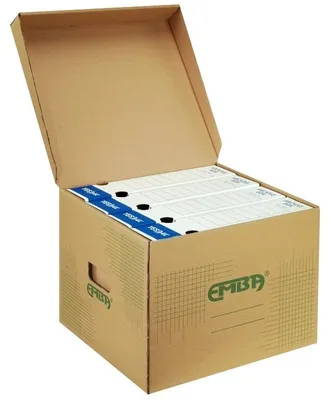 Zdjęcie produktu dla Krabice archivační A4 Emba UB1, 33x30x24 cm, otevírání shora