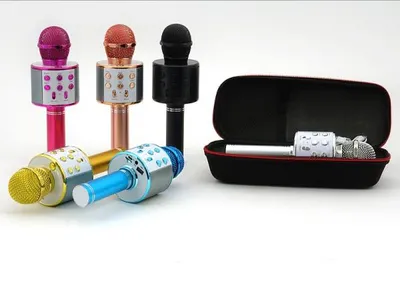 Produktbild von Mikrofon mit Bluetooth-Lautsprecher und USB-Eingang MIX (Spielzeug - Musikinstrumente)