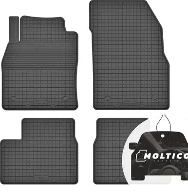 Produktbild von Gummimatten mit Rand Auto Fußmatten Gummi Automatten Passgenau 4-teilig Set - passend für Opel Insignia A 2008-2017