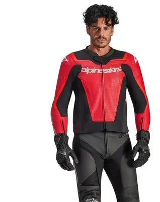 Image de Veste Alpinestars GP Force V2 Air, couleur rouge/néon, taille 48