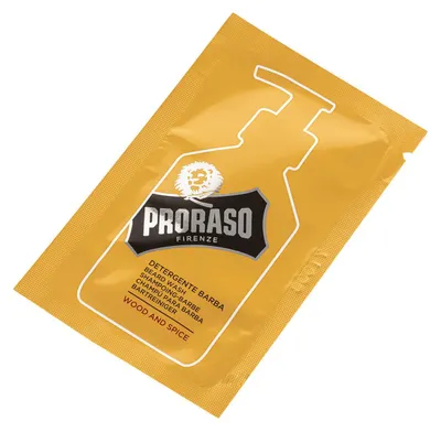 Obrázek produktu pro Proraso Beard Wash Wood & Spice Sample Shampoo 4 ml