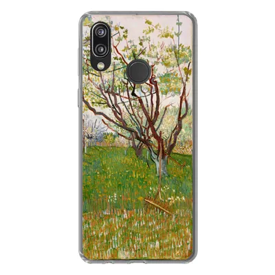 Produktbild von MuchoWow® Handyhülle Schutzhülle Hülle für Huawei P20 Lite (2020) Blühender Obstgarten - Vincent van Gogh Silikon Softcase Handy Hülle - Kartenhalter