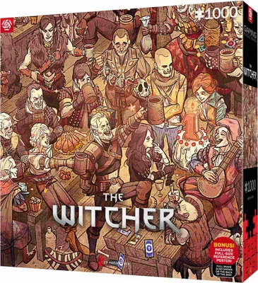 Zdjęcie produktu dla Good Loot Puzzle: Wiedźmin (The Witcher) Birthday, 1000 elementów