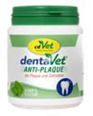Produktbild von dentaVet Zahnreinigungspulver Anti-Plaque für Hunde und Katzen 150 g