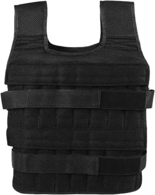 Imagen del producto de Chaleco de pesas ajustable, equipo para entrenamiento de fuerza y escalada, 60 kg