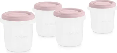 Obrázok produktu pre Miniland Nádoby na uskladnenie stravy, Terra, 4x200ml, ružové