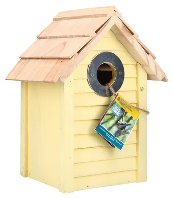 Artikelbild 1 von 'Nistkasten im Beach Look (Gelb)' aus der Kategorie Vogelzubehör & Vogelbedarf