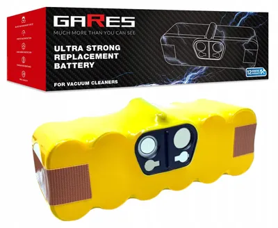 Obrázek produktu pro GARES Akumulátor Baterie pro iRobot Roomba 615 860 555 600 540 | 14,4V 4,5Ah | Zesílená série Vysoký výkon | Gares