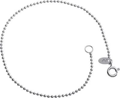 Produktbild von SILBERKETTEN STORE Kugelkette Armband 1,5mm - echt 925 Silber, Länge wählbar von 16-25cm - 18cm