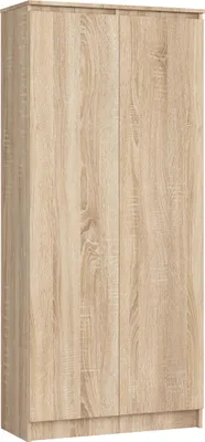 Immagine prodotto di Akord Scaffale Chiuso 2 Ante 8 Ripiani Rovere Sonoma 80X35X180 Cm