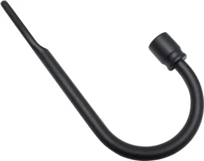 Embrasse-Haken, Metall, matt-schwarz, 7,5 cm