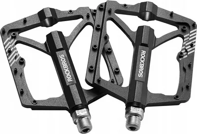 Immagine prodotto di Pedali per bicicletta Rockbros in alluminio con perni nero 2018-12BBK