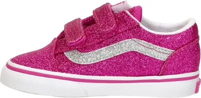 Image de Vans TD Old Skool Klittenband - roze - Maat 25