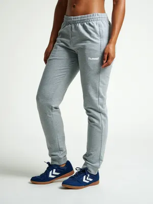 Image de Hummel Hmlgo Pantalon Coton Femme Gris Melange Gris Melange L