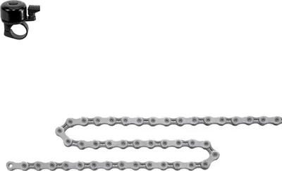 Produktbild von Kette Shimano Ultegra CN-6701 10-fach in silber inkl. Fahrradklingel