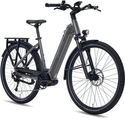 Produktbild von DERUIZ E-Bike MICA-G 28 Zoll, Trekking Ebike Pedelec mit Mittelmotor und 644Wh Batterie, Reichweite 160km (mit Akku-ladegerät, mit werkzeug), grau
