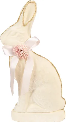 Obrázek produktu pro Clayre & Eef dekorativní figurka králíka 22x8x41 cm béžový textil