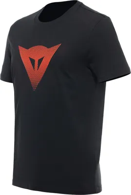 Produktbild von Dainese T-Shirt Logo Black/Fluo Red XL Angelshirt