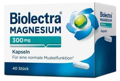 Image de Biolectra Magnésium 300 mg Gélules 40 pc