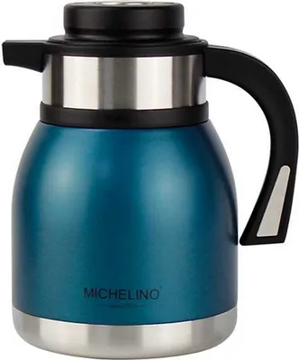Produktbild von Michelino Michelino Thermoskanne 1.2L - Doppelwandiger Getränkespender - Teekanne - Kaffeekanne