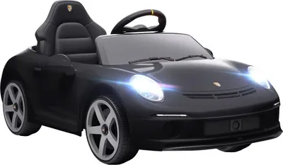 Produktbild von Fortuna Lai Elektrisches Aufsitzauto für Kinder, fernsteuerbar, Musik, Hupe, USB, Sicherheitsgurt, für 3-5 Jahre, Schwarz