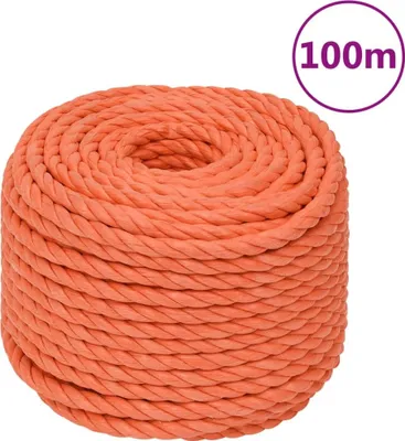 Produktbild von vidaXL Arbeitsseil Orange 24 mm 100 m Polypropylen
