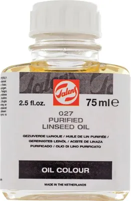 Produktbild von Talens Gereinigtes Leinöl 027 Flasche 75 ml