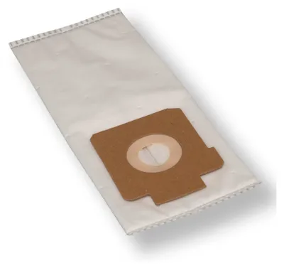 A single vacuum cleaner bag is shown against a white background.