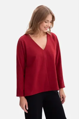 Zdjęcie produktu dla BeWear Bluzka damska Nalance B304 czerwona L