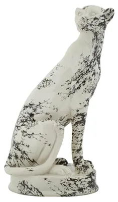 Immagine prodotto di Mauro Ferretti Scultura a forma di Leopardo stile Orientale, 25x20x42 cm