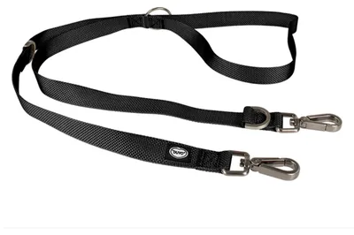 Produktbild von Duvo+ North Duo Leine Nylon schwarz