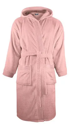 Obrázek produktu pro The One Towelling – župan pro muže/ženy, uni, s kapucí LT4896 (L-XL) (lososový)