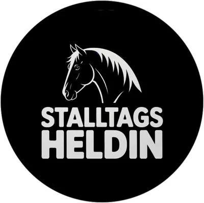 Produktbild von Pferdesilhouette Stalltags Heldin Magnet mit Flaschenöffner für Reiterinnen