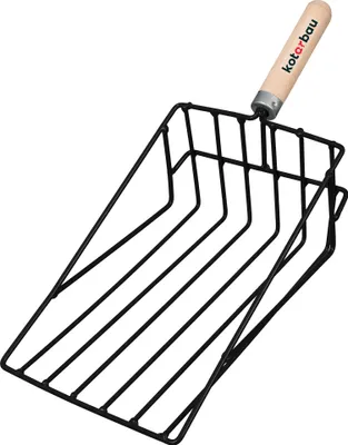 Zdjęcie produktu dla KOTARBAU® Lopata do warzyw Lopata do ziemniaków Lopata do warzyw wykonana z drutu stalowego Widly do ziemniaków z uchwytem Lopata reczna Lopata ogrodowa Mala lopata do sadzenia