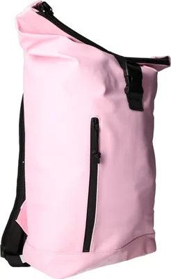Produktbild von Rosa Rolltop-Rucksack BKR-113 40x55x12 cm mit gepolstertem Rücken und verstellbaren Tragegurten