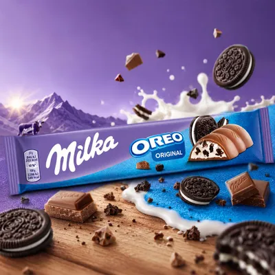 Immagine prodotto di Barretta Milka Oreo, 37g